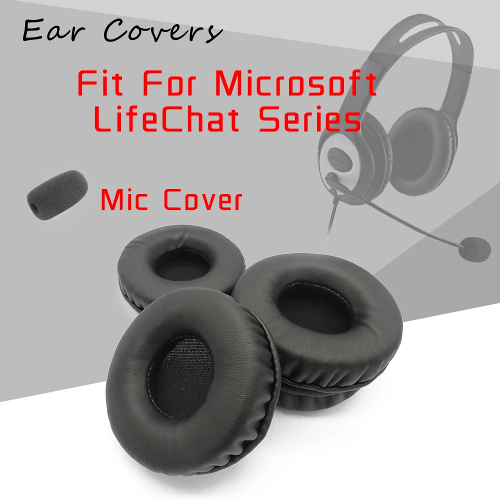 Ear Pads For Microsoft LifeChat LX-6000 LX6000 LX4000 LX2000 LX3000 Headphone Earpads Replacement Headset