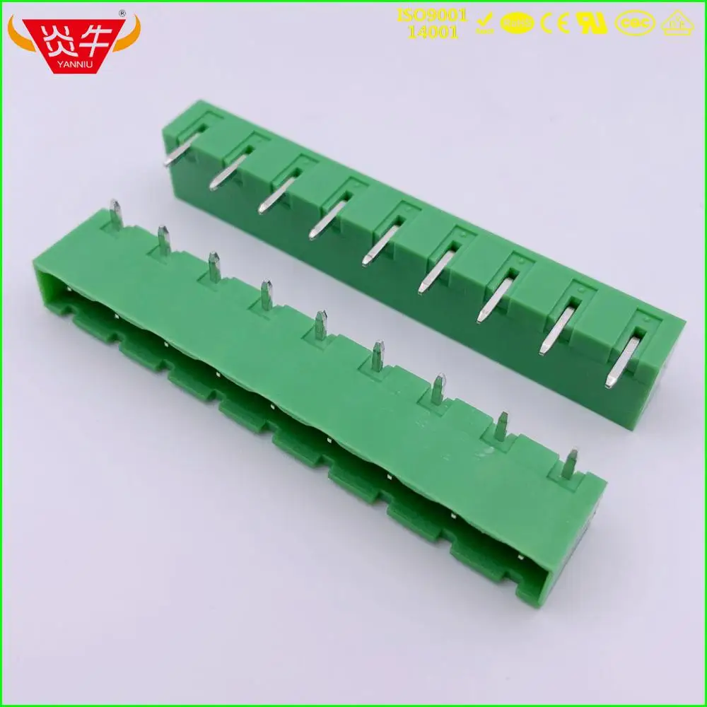 50Pcs KF2EDGRC 7.62mm 2P ~ 12P PCB CONNECTOR PLUG-IN TEMINAL BLOCK 2EDGRC 2PIN ~ 12PIN GMSTBA 2,5 G PHOENIX CONTACT KEFA YANNIU