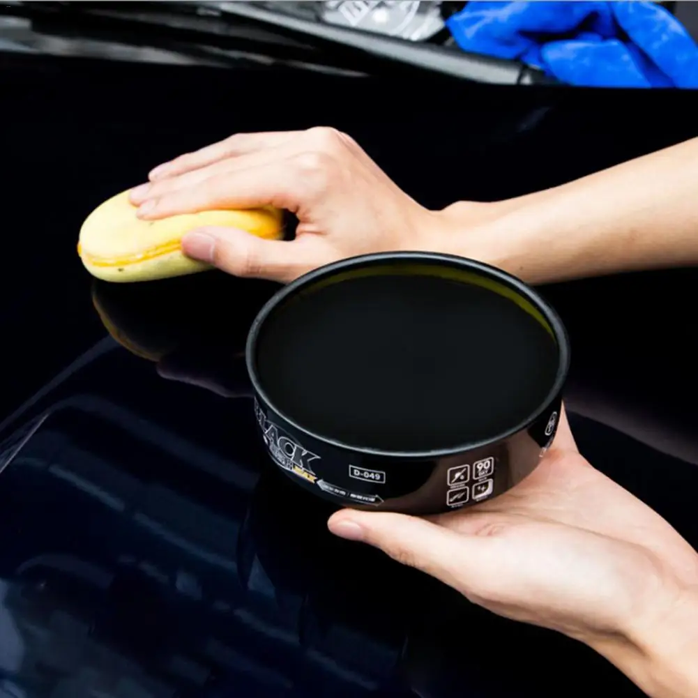 Car Black Wax Care Paint Waterproof Care Scratch Repair Car Styling Crystal Hard Car Wax Polish Scratch Remover