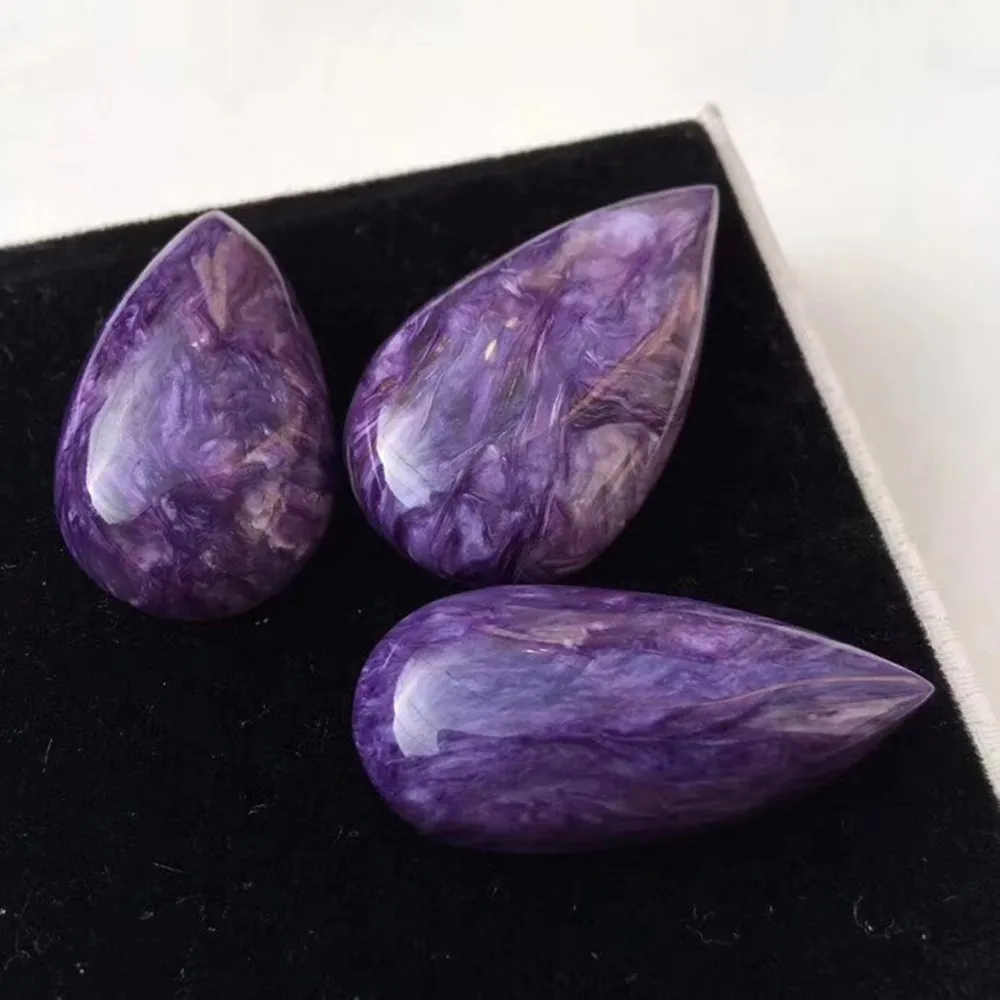 Charoite pendant gemstones natural mineral crystals spiritual healing home decor modern good luck regalos para mujer