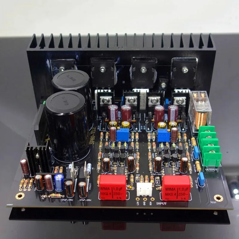 

Assembled M4 Dual Channel 150W*2 Stereo Amplifier Board Imitated Sugden SF60 Circuit