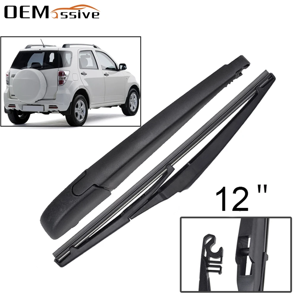

Комплект щетки стеклоочистителя для заднего стекла, 12 дюймов, для Daihatsu Terios J200/F700 2006 2008 2009 2010 2011 2012 2013 2014 2016 2015