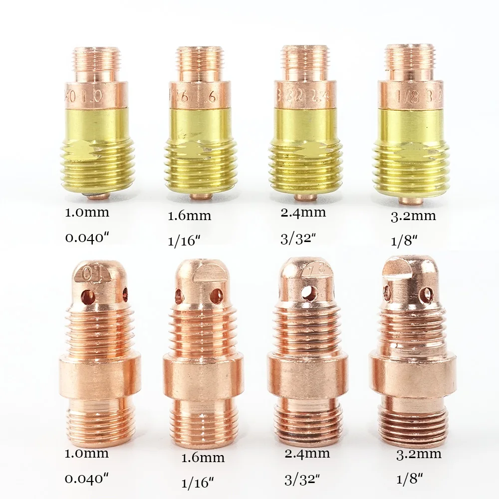 Imagem -02 - Tig Soldagem Tocha Stubby Gás Lente Copo de Vidro Kit de Peças Sobressalentes Acessórios Práticos Duráveis Wp17 Wp18 Wp26 10 49 Pcs