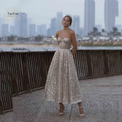 Vestidos De Noche De línea a cortos con lentejuelas, sin mangas, escote Corazón, vestidos De graduación, vestidos De baile De noche De fiesta