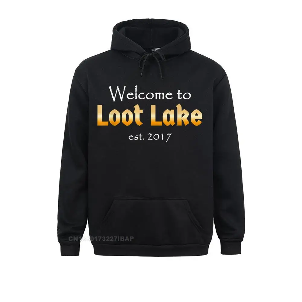 

Welcome To Loot Lake Gaming T Shirt Sweatshirts New Design Long Sleeve Fitness Men's Hoodies Unique Hoods Summer