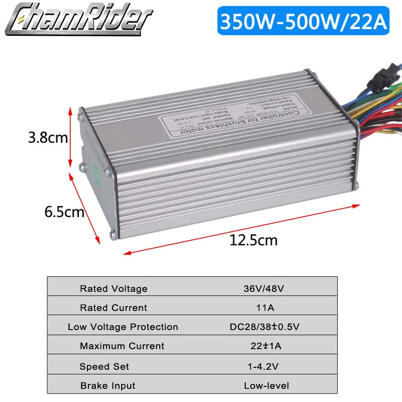 Ebike Controller 24V 36V 48V 250W 350W 500W 750W 1000W 1500W Brushless 6 9 12 18 Mosfet KT Controller Electric bike Accessorice