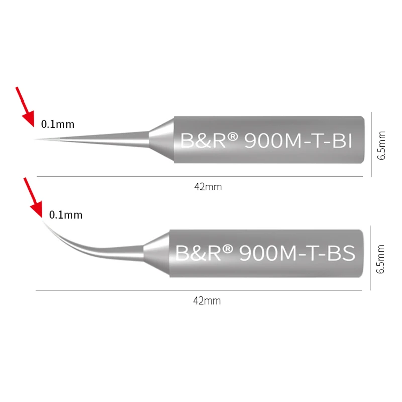 High Precision Lead Free Soldering Iron Tips High Temperature Resistance Internal heat Ultra Pointy Flying Line Welding Tips