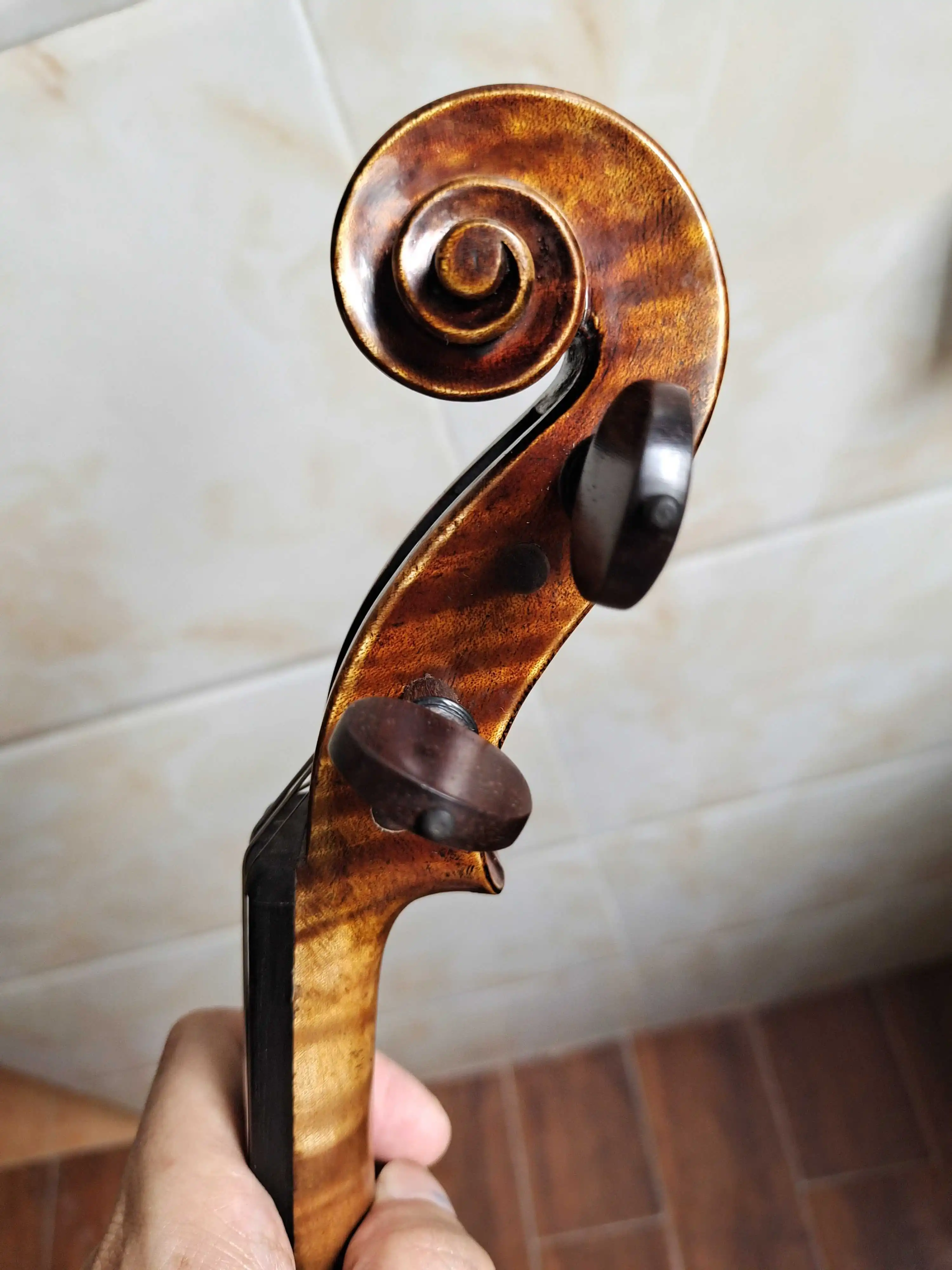 Professional performance level Stradivarius violin 4/4 3/4 100% varnish Handmade violin Spruce violino & bow case strings