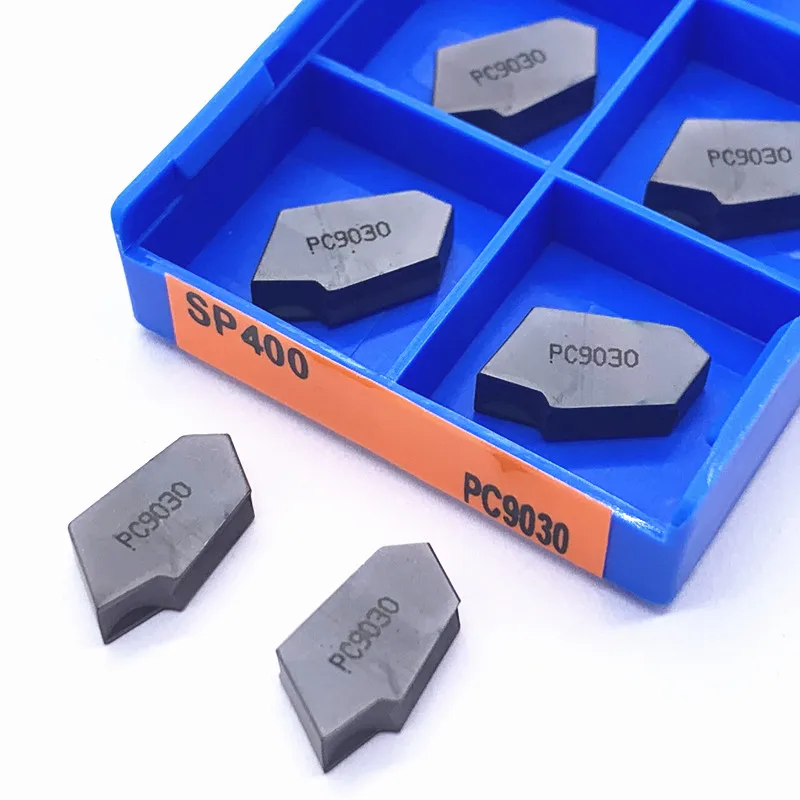 10 قطعة SP400 NC3020/NC3030/PC9030 الحز كربيد إدراج SP 300 عدة المخرطة تحول إدراج