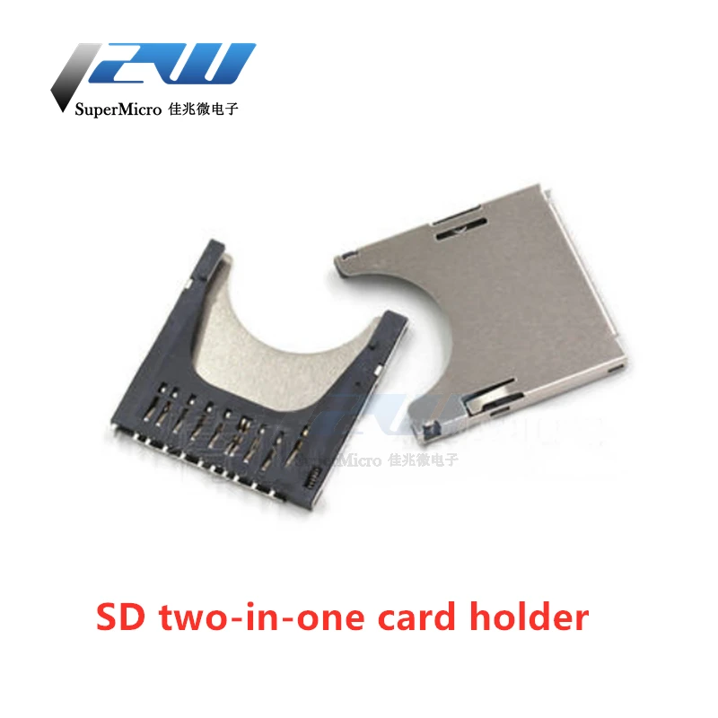 SD / MINI / TF / SIM / NANO / MICRO Card Holder Card Slot Card Tray Size / Length Body with Self-elastic Type (5 Pcs / Lot) 1/2