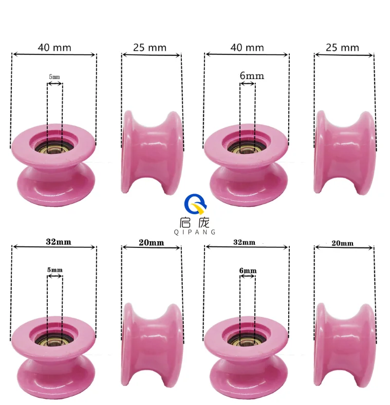 

5PCS 95 aluminium porecelain guide wheel leading wire wear-resistant 100% ceramic roller/pulley for winding/drawing machine