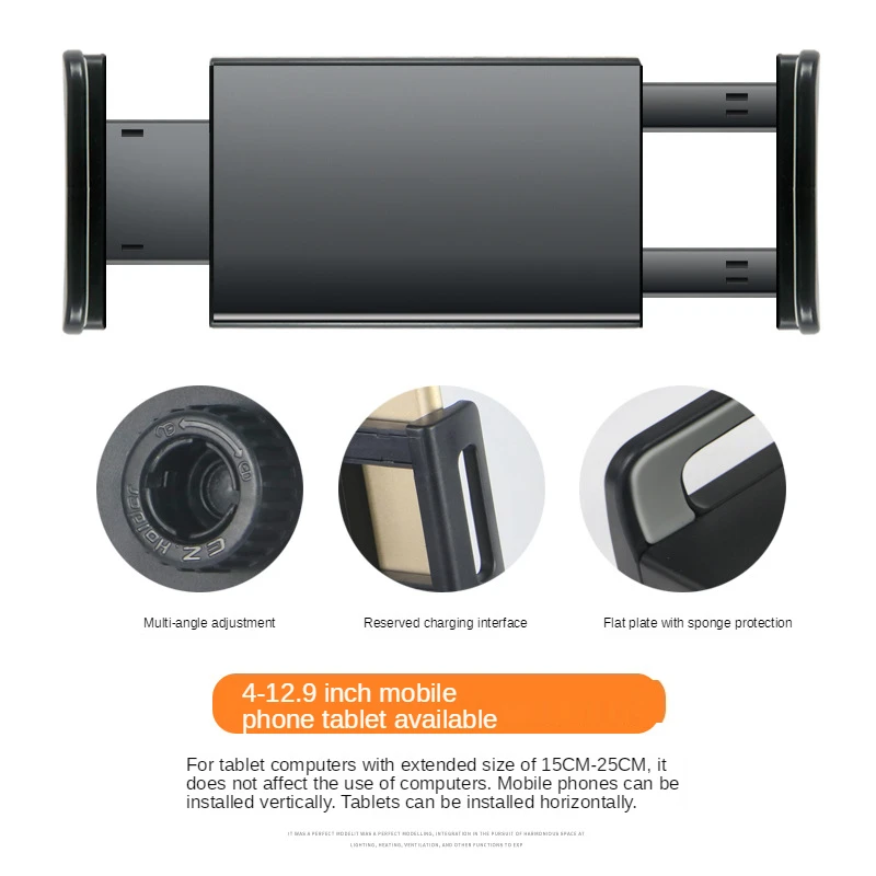 Pemegang Ponsel Malas Tablet Samping Tempat Tidur Multifungsi Fleksibel 360 Klip Pemegang Ponsel Tempat Tidur Malas Braket Meja Berdiri Tegakan