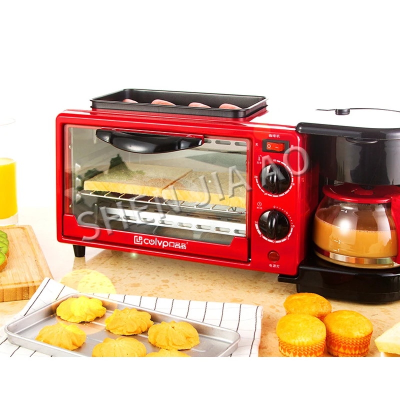 Three-in-one breakfast machine Coffee machine oven-baked machine One machine High-power breakfast machine