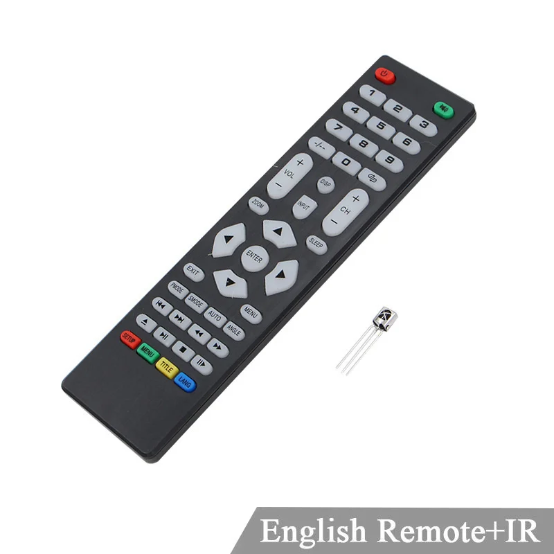 1pc Universal Remote Control with IR Receiver LCD Driver Controller Board Fit For V59 V56 3463A DVB-T2 V29 3663LUA Driver Board