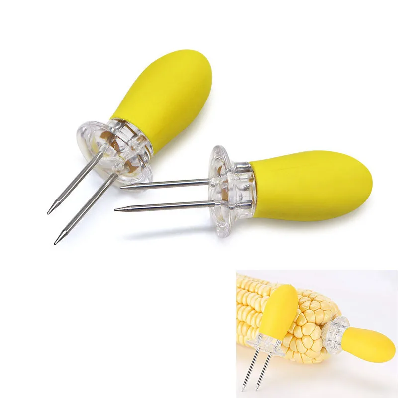 

2 Pcs Stainless Steel Corn Needle,Stainless Steel Corn Forks,for Kitchen Cooking Tools and BBQ Party Utensils