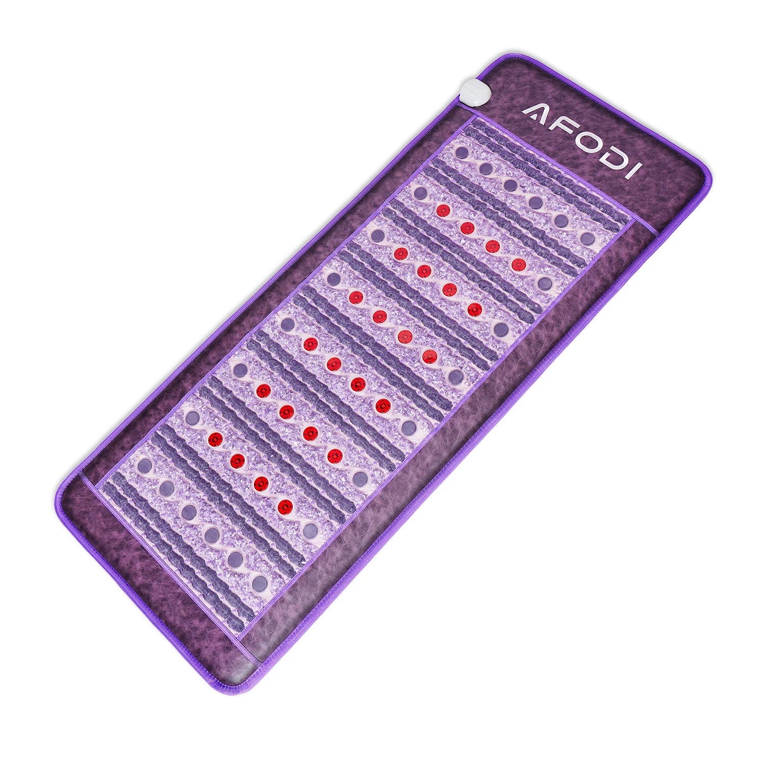 

AFODI PEMF Photon Amethyst Tourmaline Bian-stone Heating Massage Mattress Negative Ion Far Infrared Therapy Medical Magnetic Mat