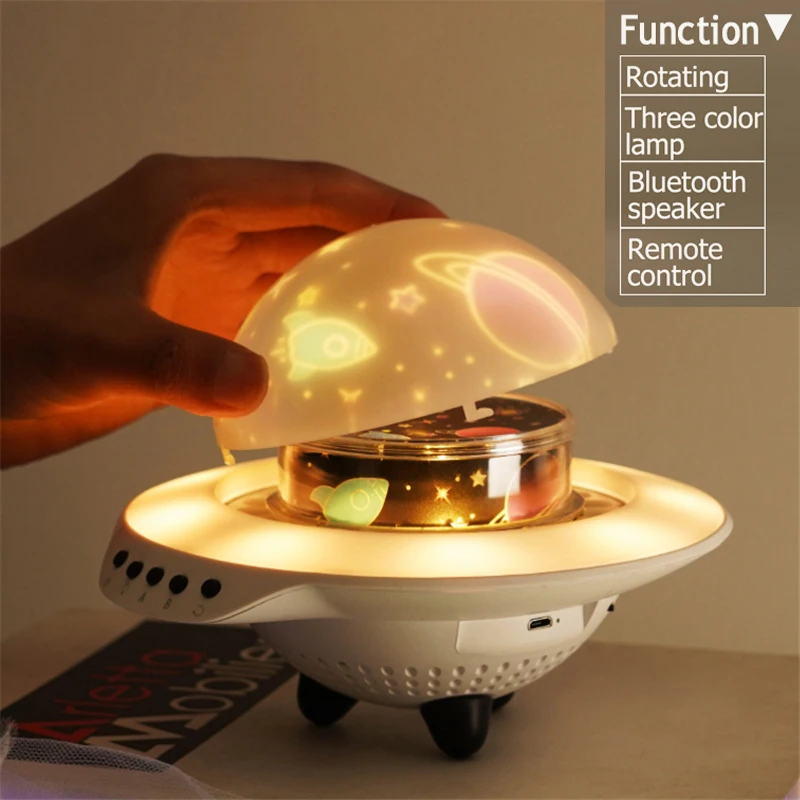 

LED Rotating Star Light Projector Bluetooth Starry Night Remote Projector Lamp Starlight Galaxy Star Bedroom Decorate Baby Gift