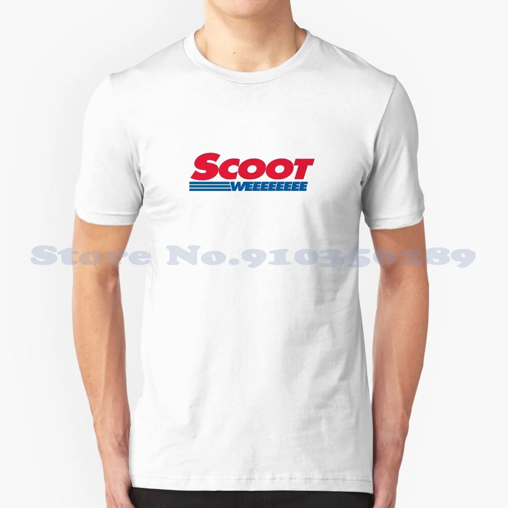 Scoot 100% Cotton T-Shirt Funny Humour Meme Culture Logo Parody Knock Off Bepis Sbubby Fantasy The Adventure Zone Taz Griffin