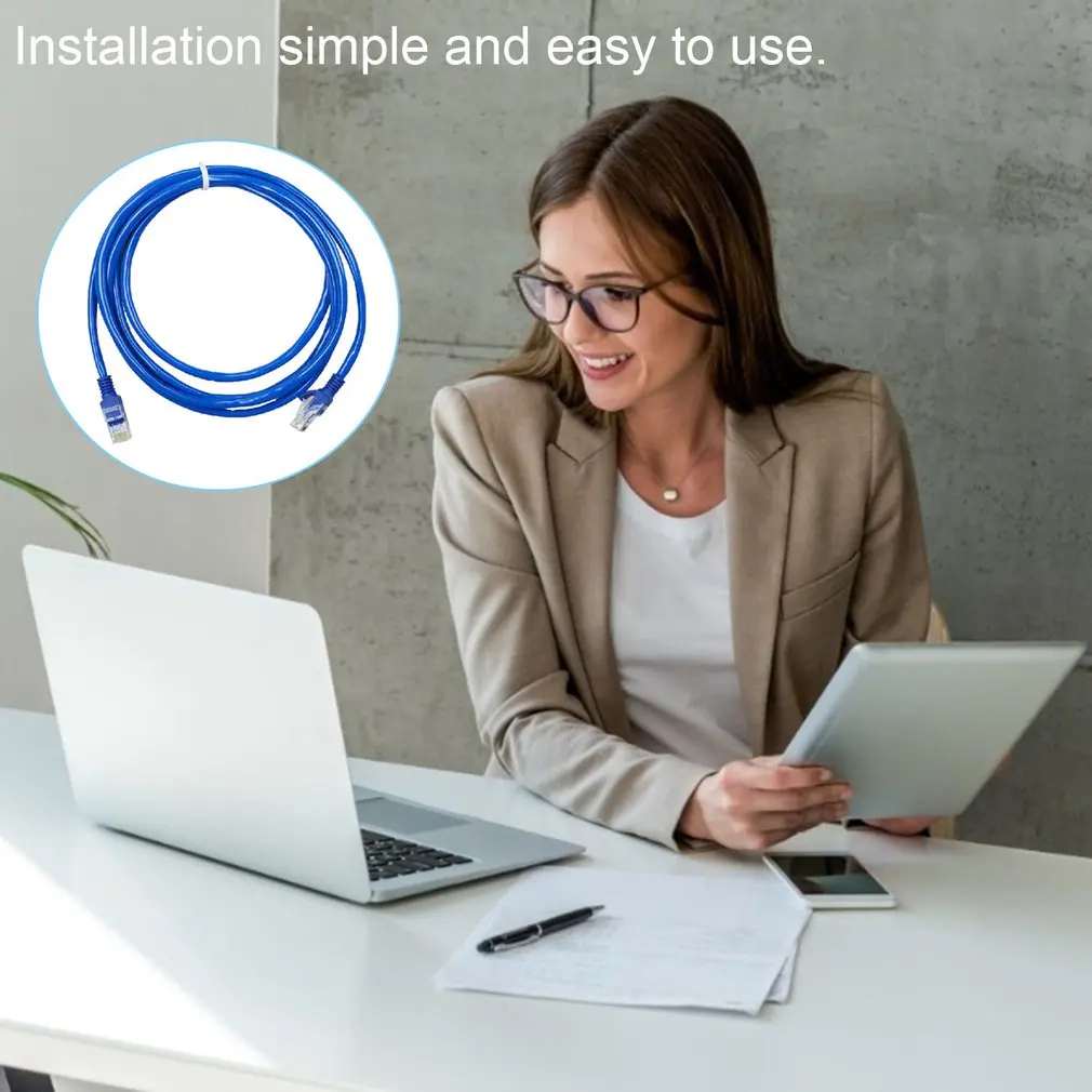 1m/2m/3m RJ45 Ethernet rete LAN cavo Cat 5e canale UTP RJ45 cavo Patch di rete per PC PS Modem Internet Router portatile