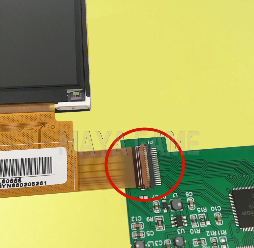 1 مجموعة ل نينتندو GBC شاشة LCD تعديل عدة استبدال شاشات الكريستال السائل الخفيفة عالية سطوع قابل للتعديل 5 قطاعات الملحقات