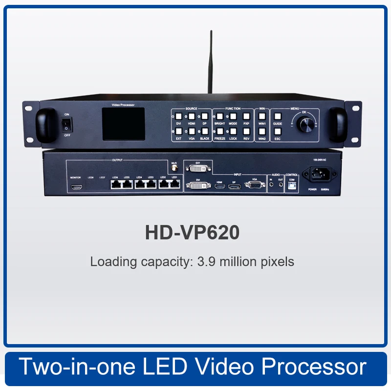 

HD-VP620 /VP820/VP1220/VP1620 видеопроцессор со светодиодный ным дисплеем «Два в одном»