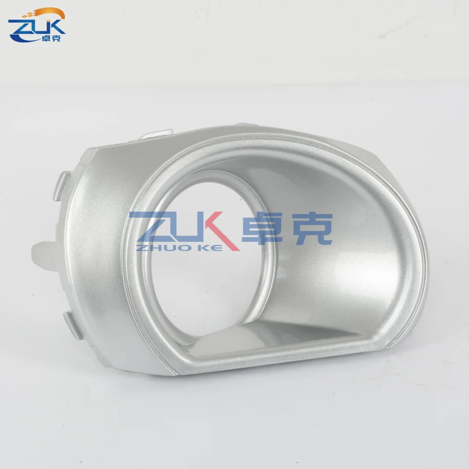 ZUK Front Bumper Fog Light Cover For Subaru Outback 2010 2011 2012 Silver Color Fog Lamp Trim OEM:57731-AJ490 57731-AJ480