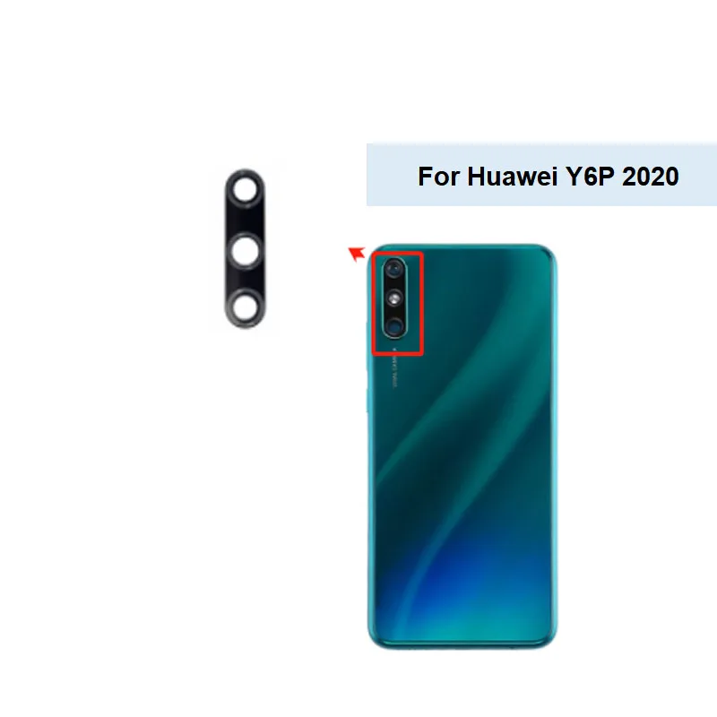 New Rear Camera Lens For Huawei Y9S Y8S Y6S Y8P Y6P Y7P Y5P Y7A Y9A 2020 Back Camera Glass Lens With Adhesive Sticker 2019 2021