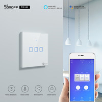 Itead SONOFF TX UK Touch Switch Wifi Wall Light Switch T0UK Wireless Smart Remote Controller via e-WeLink APP Works With Alexa