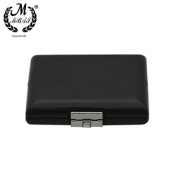 M MBAT Reeds Case Saxophone Sax Oboe Clarinet Reeds Genuine Leather Case Black Storage Box Waterproof Wear Resistant General