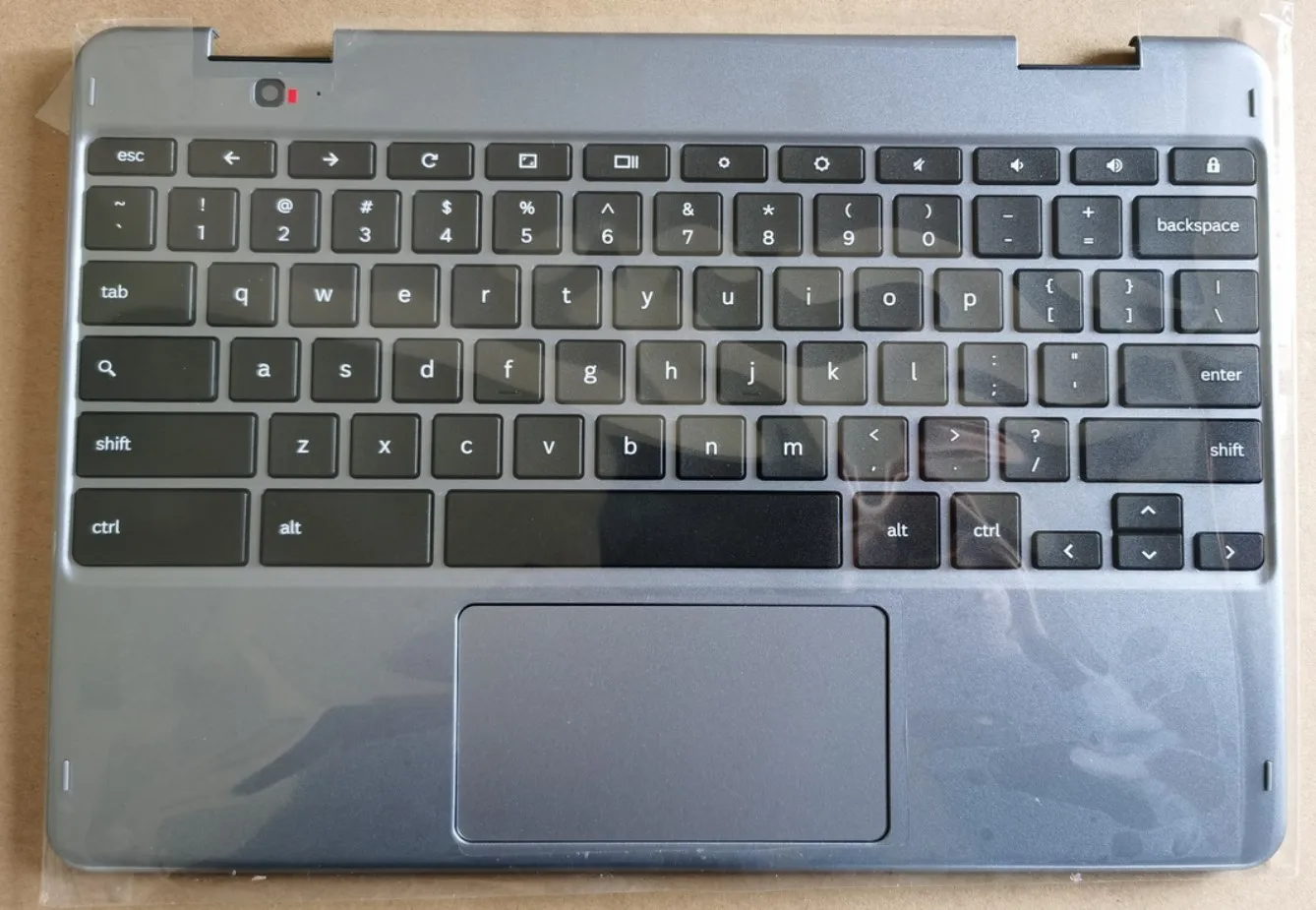 

New/org For Samsung Chromebook Plus XE520QAB 521 XE525QBB Palmrest US keyboard upper cover Touchpad