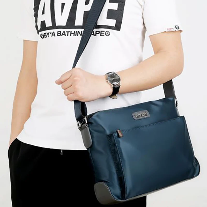 Imagem -06 - Multifuncional Crossbody Bolsa para Homens Ombro Mensageiro Bolsas ao ar Livre Masculino à Prova Dretro Água Viagem Retro Zíper Bolsa de Ombro Quente Novo