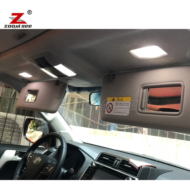 100% No Error Car LED Lamp Interior Reading Plate Light Kit For Toyota Land Cruiser 70 80 100 200 Prado 90 120 150 FJ Cruiser view 6