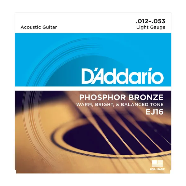 D\'addario Daddario-Cordes acoustiques en bronze, pour Phxing er, EJ10 EJ11 EJ12 EJ13 EJ15 EJ16 EJ17 EJ26