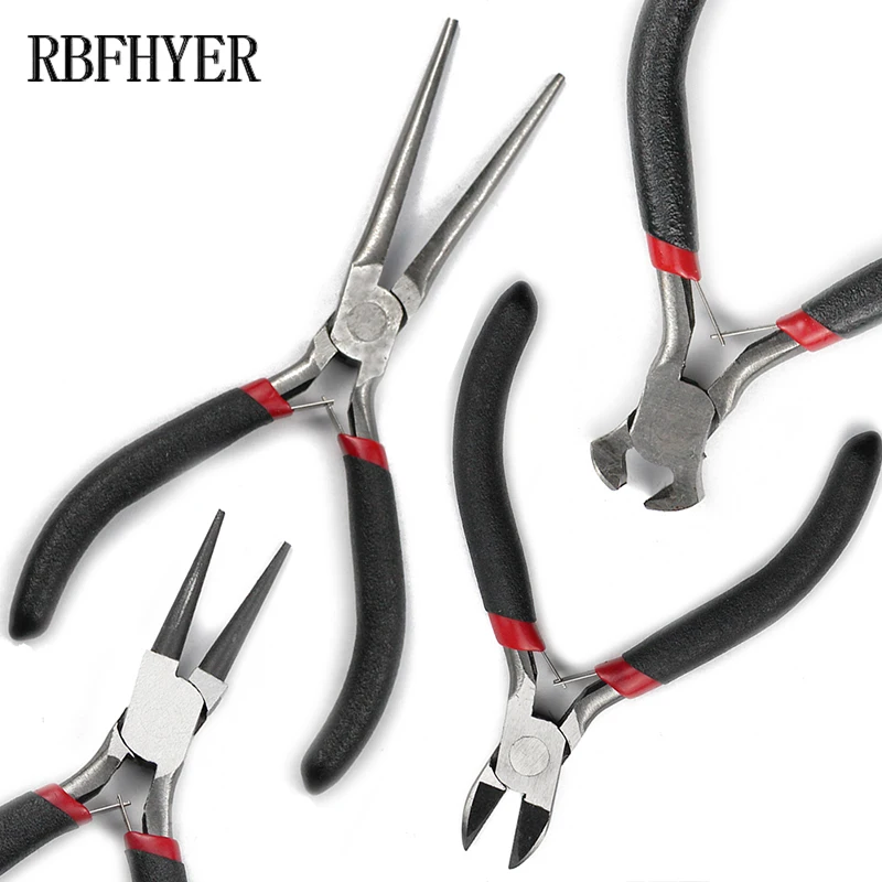 RBFHYER-Alicates de joyería, herramientas multifunción hechas a mano, Mini Alicates para hacer joyas, accesorios de bricolaje de 4,5 pulgadas