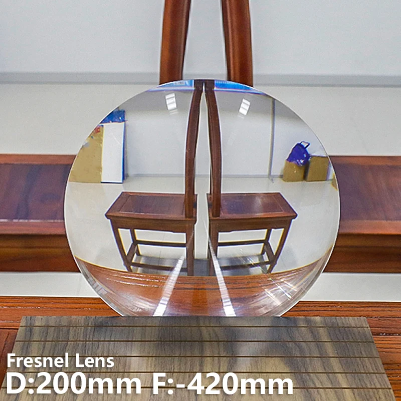 Fresnel len D200mm F-420mm Reducing mirror Reduced imaging Large angle of view Negative focal length D200F-240mm  Customizable