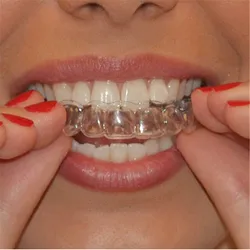 2 Pcs Moldable Mouth Dental Teeth Whitening Bleaching Molding Trays For Teeth WhitenOral Care Gel Mouthguard Tray Dropship