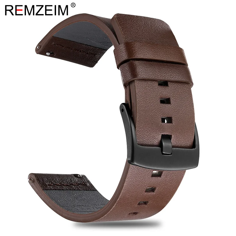 Genuine Leather Strap for Samsung Galaxy Gear S3 Watch Watchband for Sport Smart Watch Quick Release Watchbands 18 20 22mm