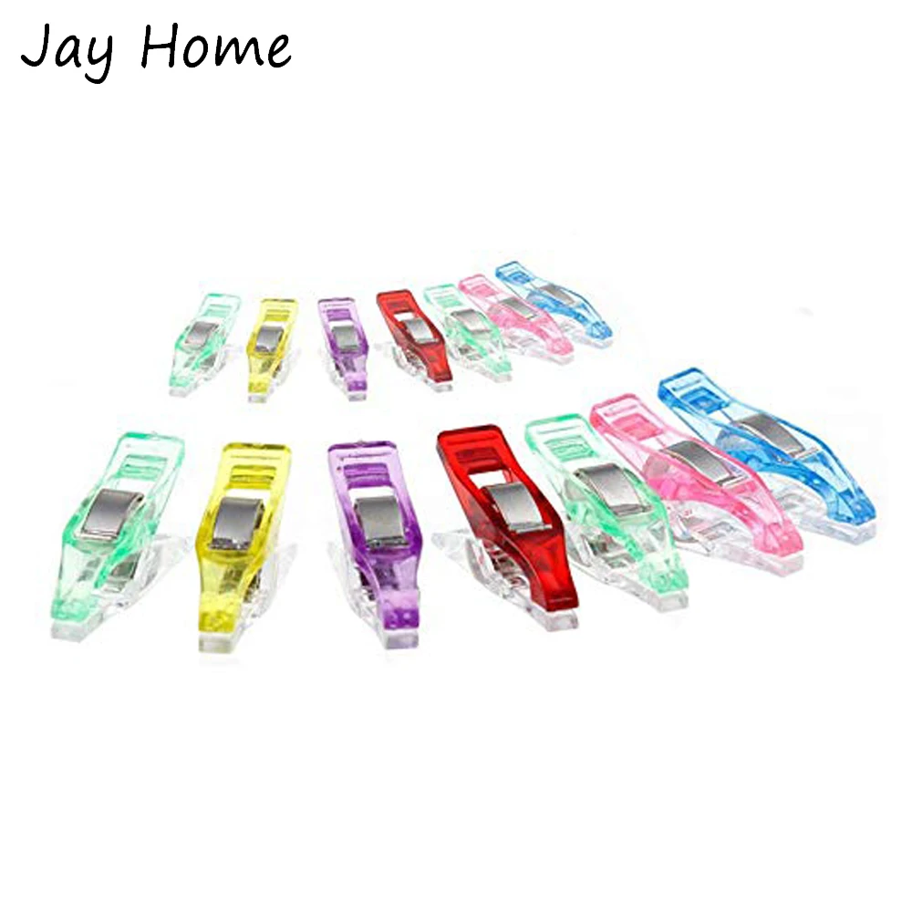 20Pcs clip per cucire in plastica clip per Patchwork multicolore per trapuntatura clip per rilegatura morsetti accessori per cucire artigianali in