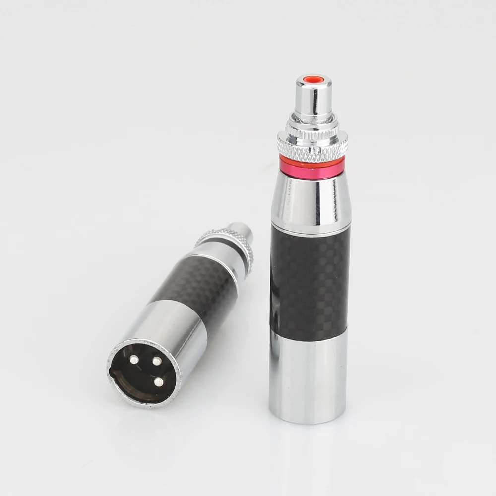 Audiocrast XLR 3 Nữ RCA Âm Thanh Jack Adapter Cắm Cổng Kết Nối RCA Phono Nam Cắm Âm Thanh Interconnects