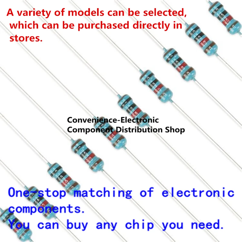 100 Stuks 220 Ohm 1/4W 1% Metal Film Weerstand