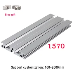 2pcs 1570 Industrial Aluminum Profiles Linear Rail Extrusion Frame  Aluminum CNC ProfileCamera Slider Furniture Printer 800 1000