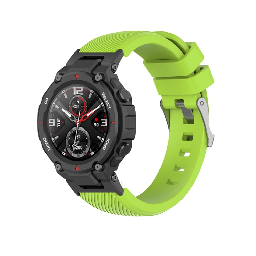 Soft Silicone Strap For Xiaomi Huami Amazfit T Rex Smart Watch Bracelet For Amazfit T REX Pro Sport Strap Wristband Accessories