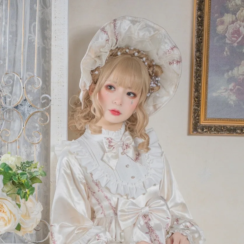 Sweet lolita headwear collection kawaii girl KC gothic lolita headband loli cosplay sweet lolita headwear bowknot hat