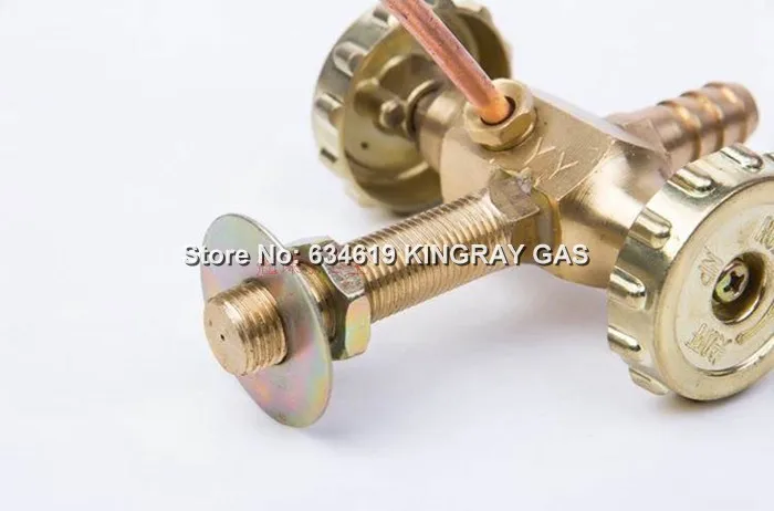 Gas Cock Valve For Burner / Stove Furnace Assembly Fittings Gas Mannually Shutoff Valve With Pilot Flame