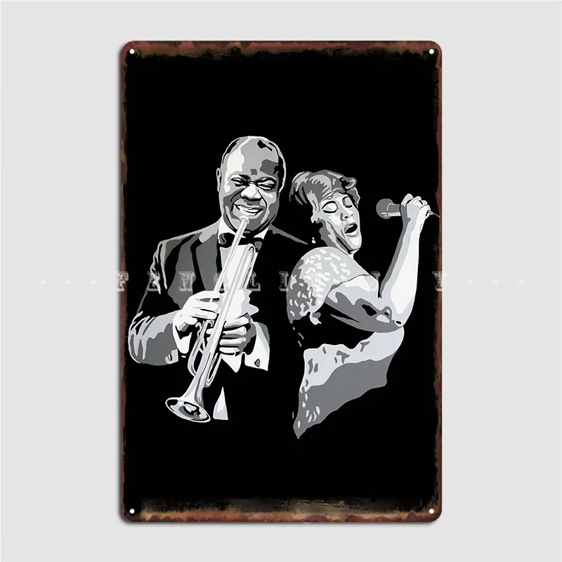 Louie Ella Metal Plaque Poster Wall Cave Wall Customize Poster Tin Sign Poster