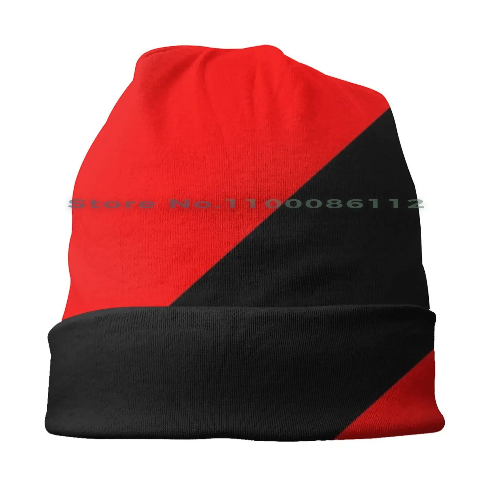 Anarcho Communism Movement Flag Beanies Knit Hat Anarchism Liberalism Freedom Anarchist Anarcho Syndicalism Socialism Red And