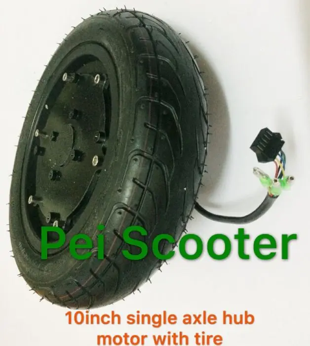 

10 inch tubeless tyre single shaft brushless no-gear dc 6 inch balance scooter wheel hub motor phub-176