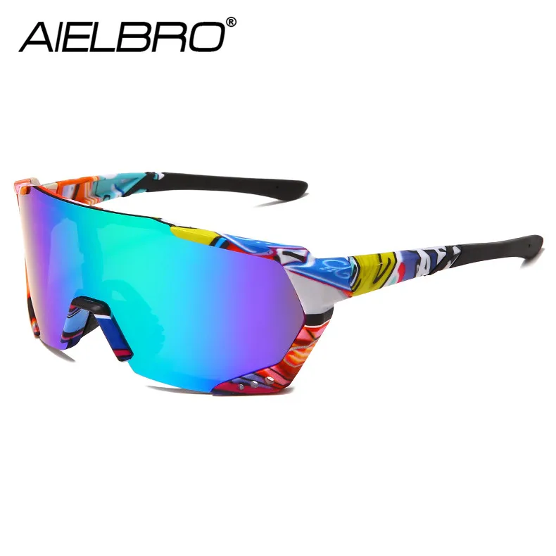 AIELBRO Cycling Lenses Men\'s Glasses Photochromic Cycling Sunglasses Polarized Cycling Eyewear UV400 Sunglasses Women