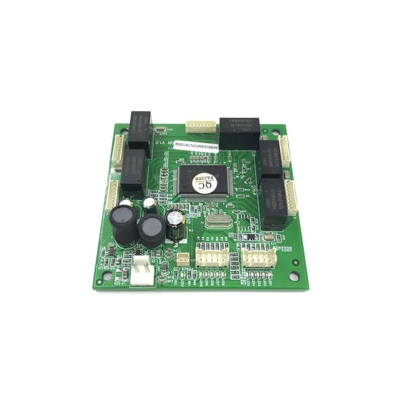 Ethernet Switch Module 10/100/1000Mbps 4/5/6 Poort Pcba Board Oem Auto-Sensing Poorten pcba Board Oem Moederbord