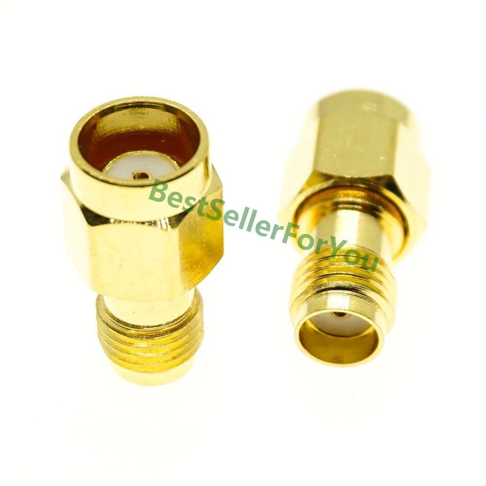 SMA Connector Female To Quick RP SMA Connector Male RPSMA Connector Plug Push-On Lot RF Coaxial Adapter Coupler